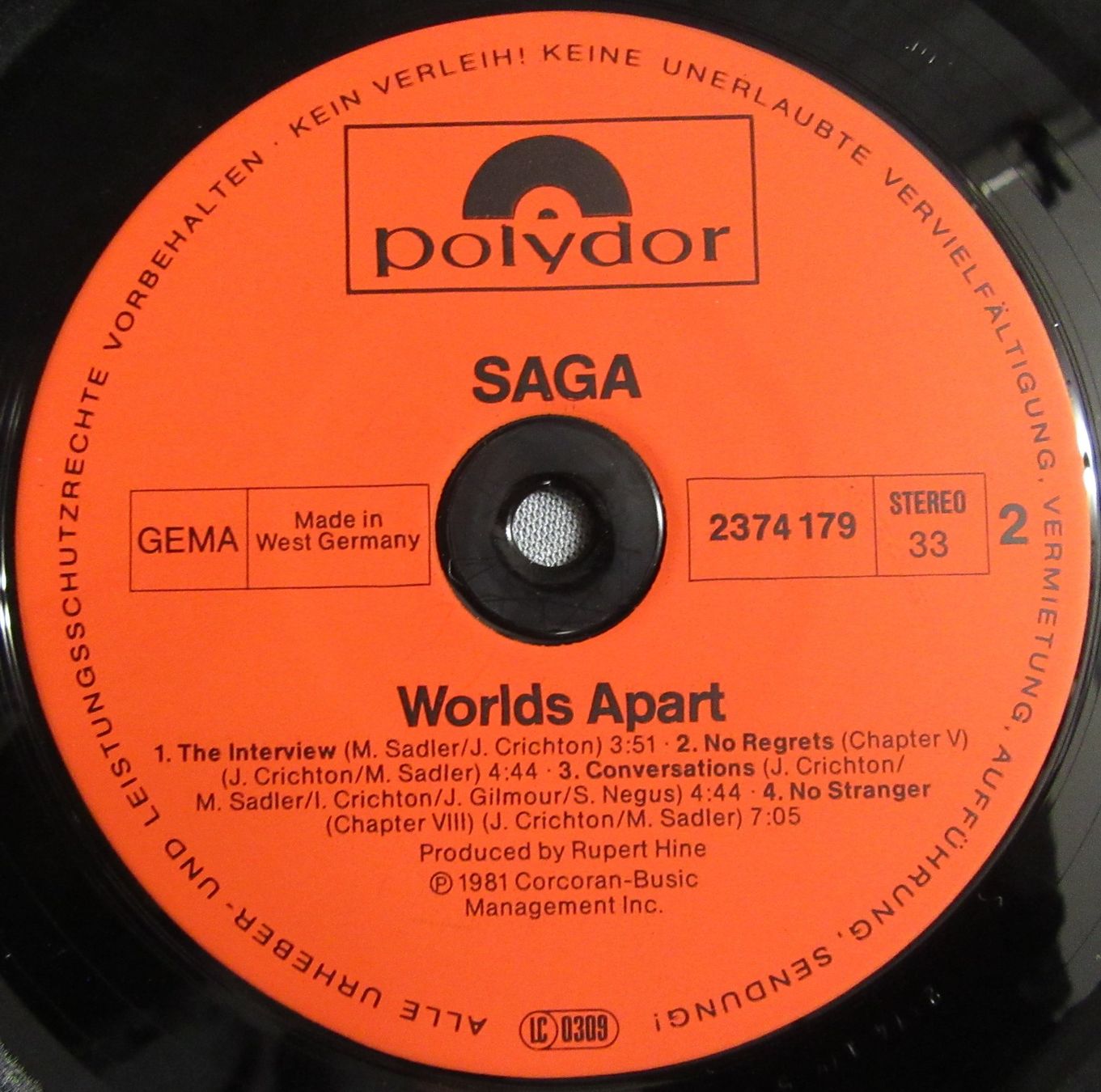 Dischi in vinile: Saga - Worlds Apart - LP ab CHF 5.00 – Usato da Auenstein venduto da Padabimbim 5