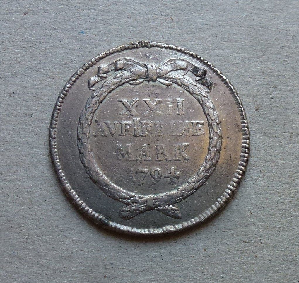 Toutes les monnaies: Zürich ++ 1/2 Taler 1794 – D'occasion à Walkringen par Casablanca777