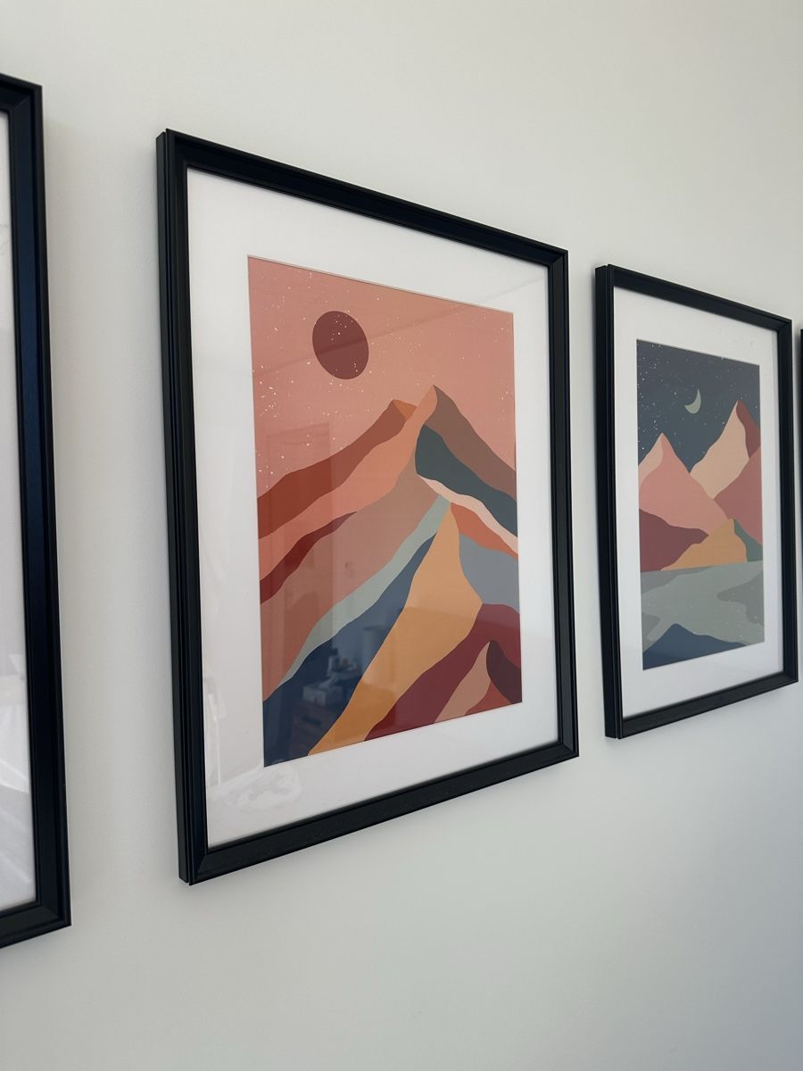 Foto & Immagini: Set of 4 art posters with frames 40x50 cm – Nuovo (secondo la descrizione) da Zürich venduto da Matico2 3