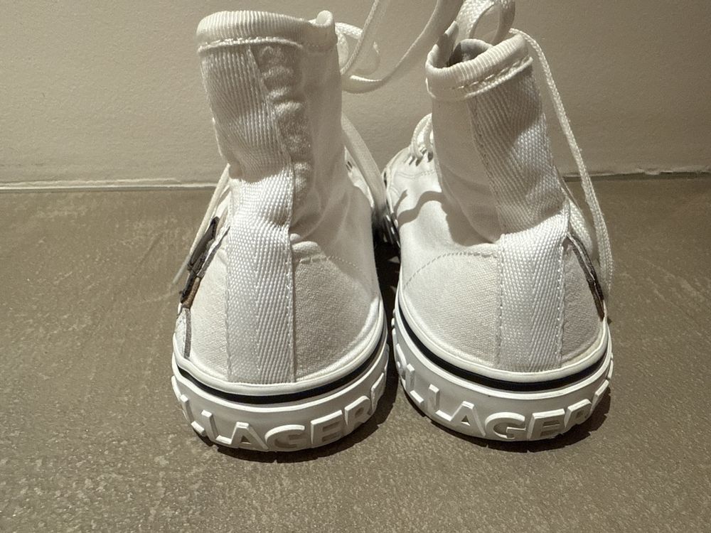 Chaussures femmes: Karl Lagerfeld Sneaker Gr.38 Weiss Top Zustand! – D'occasion à Schindellegi par butterfly242011 3
