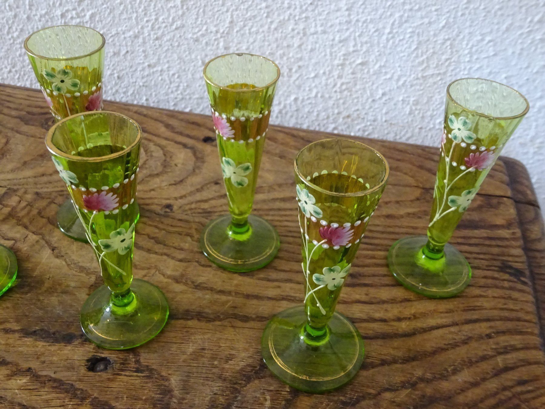 Bicchieri: Mini Champagne Flutes / Waldglas – Usato da Esslingen venduto da eintagammeer 9