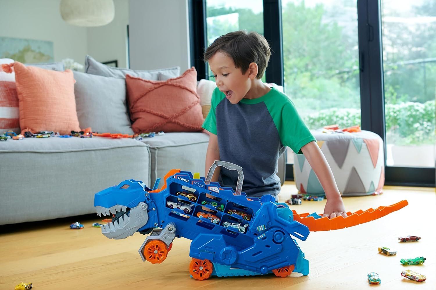 Hot Wheels Giocattoli: Hot Wheels Ultimate T-Rex Transporter – Nuovo e nell'imballaggio originale da Oensingen venduto da CSCollectors 5