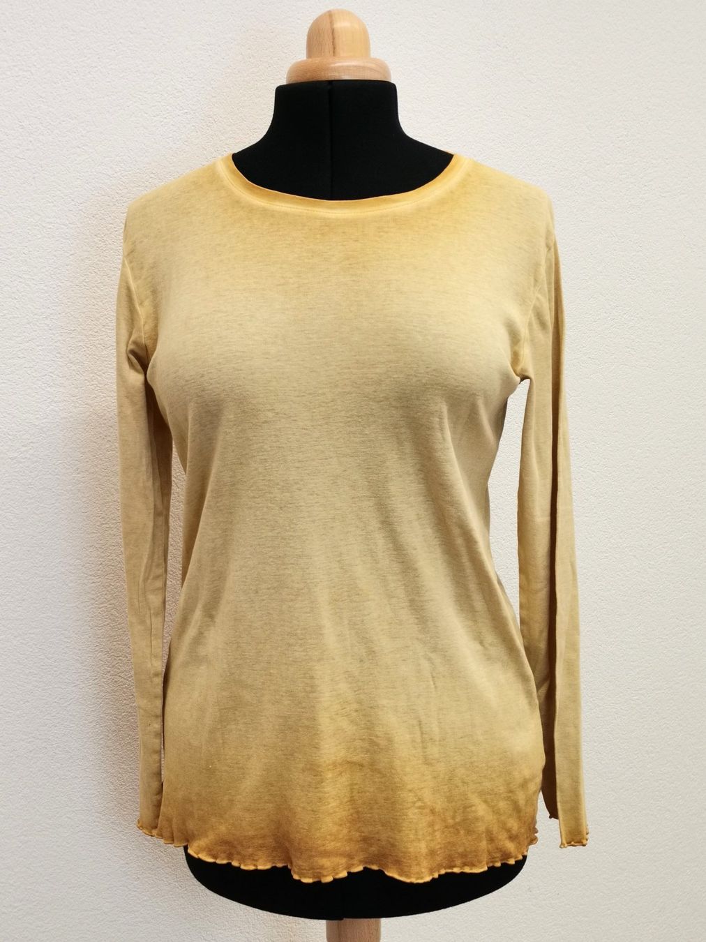 Maglioni & Felpe: PECKOTT Langarmshirt Modell Grace hell senfgelb – Usato da Schaffhausen venduto da Restwert_SH