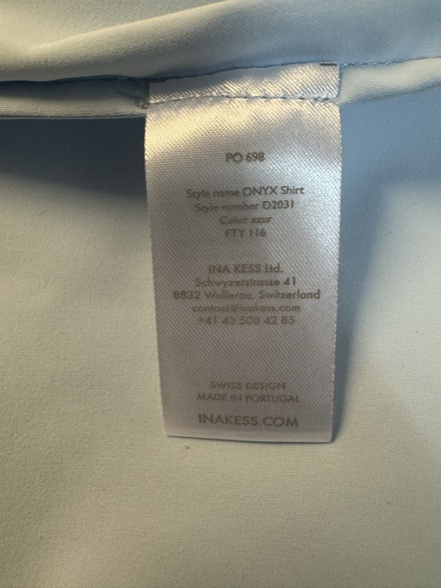 Ina Kess Camicette: INA KESS ONYX Blouse azur – Usato da Spreitenbach venduto da Mutter001 9