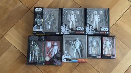 Lot 7 Fig Star Wars Mafex SH Figuarts Revoltech OVP (1/12 )