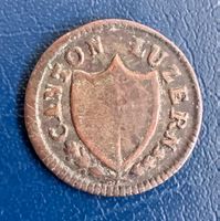 1 Rappen 1839 Kanton Luzern / Rankenreif