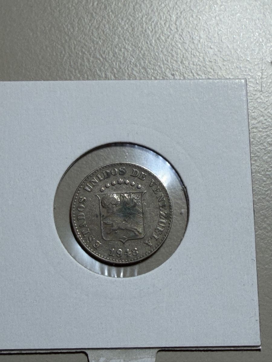 Alle Münzen: Venezuela - 5 centimes - 1948 – Gebraucht aus Payerne von Mike1682 1