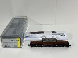 Minitrix 16682 mfx DCC SOUND Serie Ce 6/81lI Krokodil Spur N