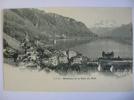 AK  Montreux et la Dent du Midi