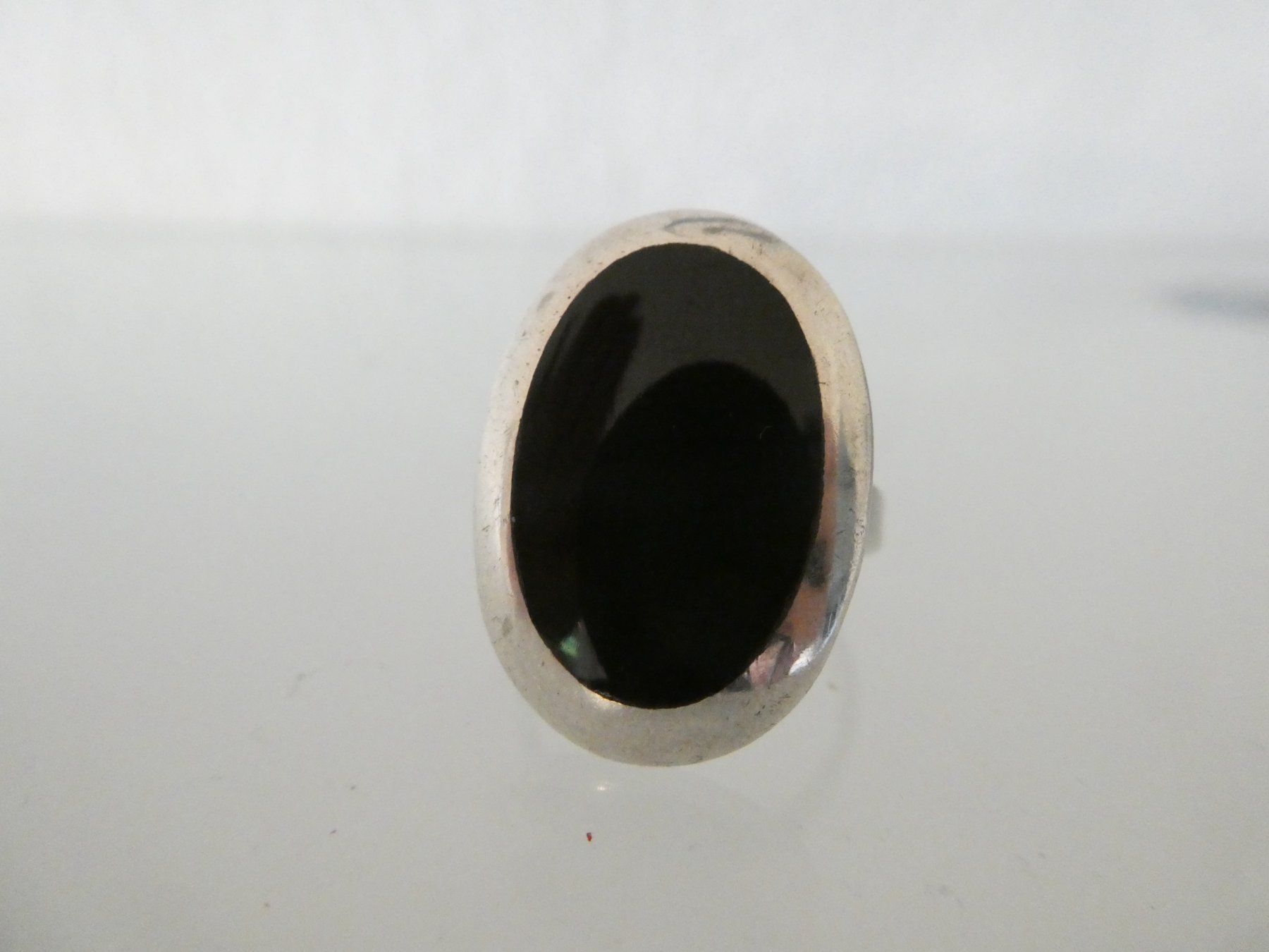 Anelli: Silberring 925 mit Onyx Gr. 53 (16.9mm) – Nuovo (secondo la descrizione) da Gattikon venduto da kaandooh 2