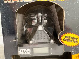 NEU Star Wars Darth Vader AM/FM Radiowecker, 1995 in OVP!