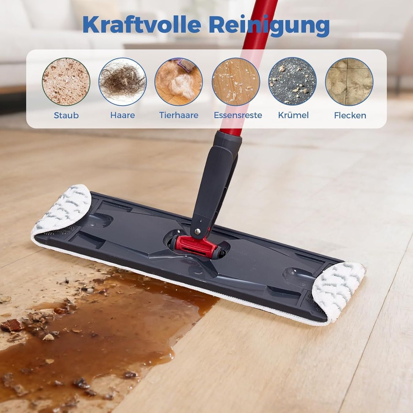 Altro per la casa: Vileda H2PrO Ersatzbezug 4er Set Mikrofaser – Nuovo e nell'imballaggio originale da Suhr venduto da SchnapperCH 2