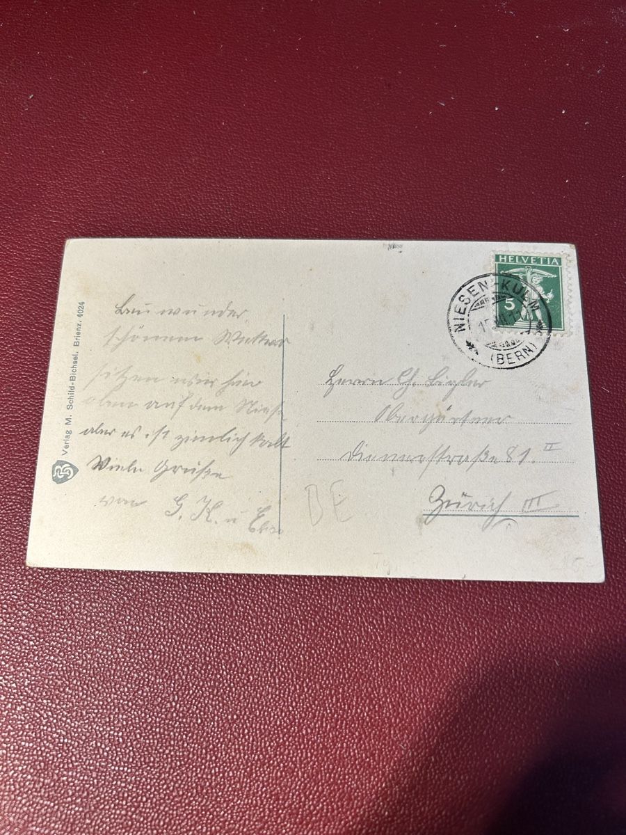 Cartoline postali: Niesenbahn 1911 – Usato da Breganzona venduto da Milesbo 1