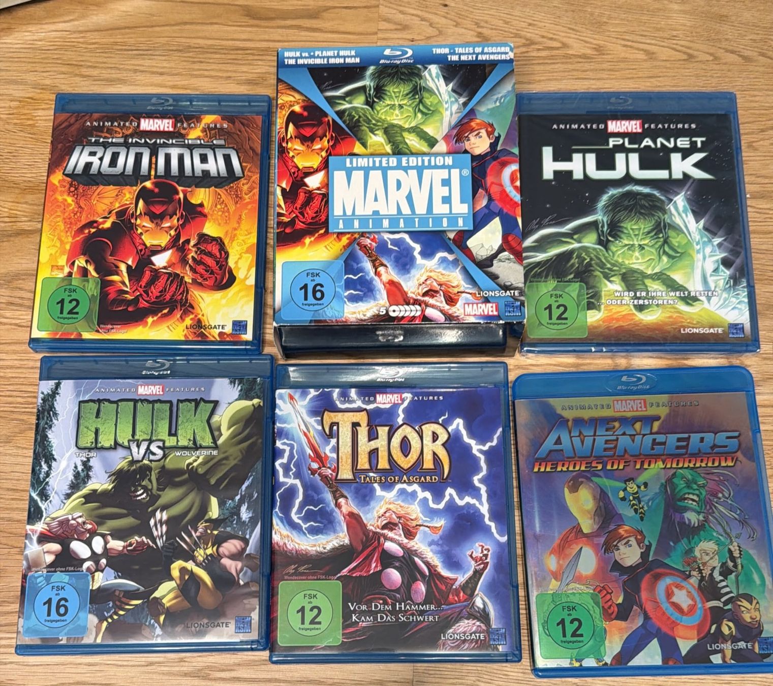 Tutti i DVDs: MARVEL ANIMATION LIMITED EDITION BLU-RAY – Usato da Zürich venduto da freioccasionen
