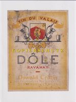 Etikette für Wein - Dôle "Ravanay" /bd