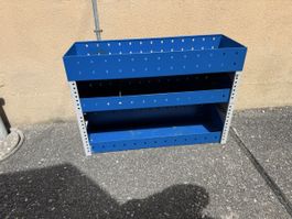 Werkzeugwagen Regal blau 3 Fächer Metall