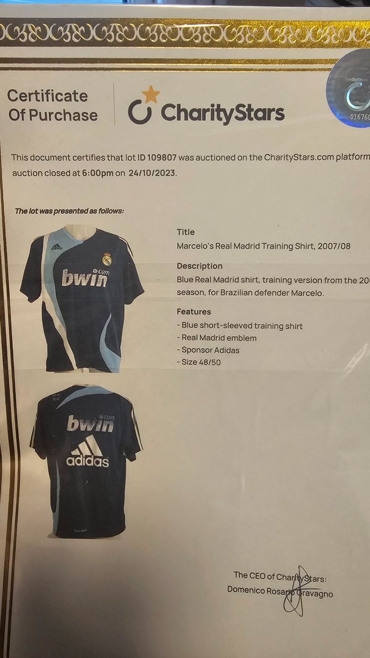 Real Madrid Canottiere & Pantaloni: Real Madrid Training worn Marcelo – Usato da St-Prex venduto da sebgav 9