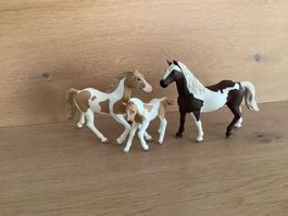 Schleich Pferde Familie 3 Stk. guter Zustand