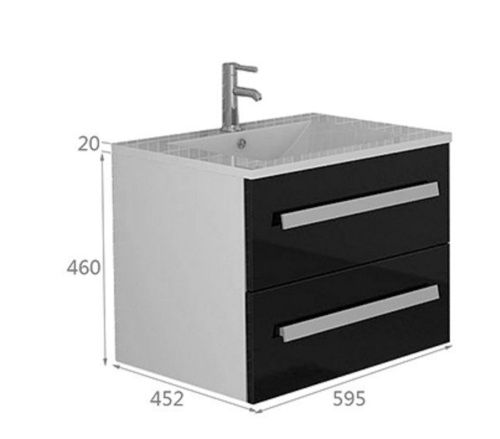 Mobili per bagno: Badmöbel Badset Waschtisch AROSA II weis – Nuovo e nell'imballaggio originale da Herbertingen venduto da jet-line-e-trade 3