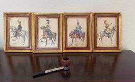 Petits tableaux avec des cavaliers