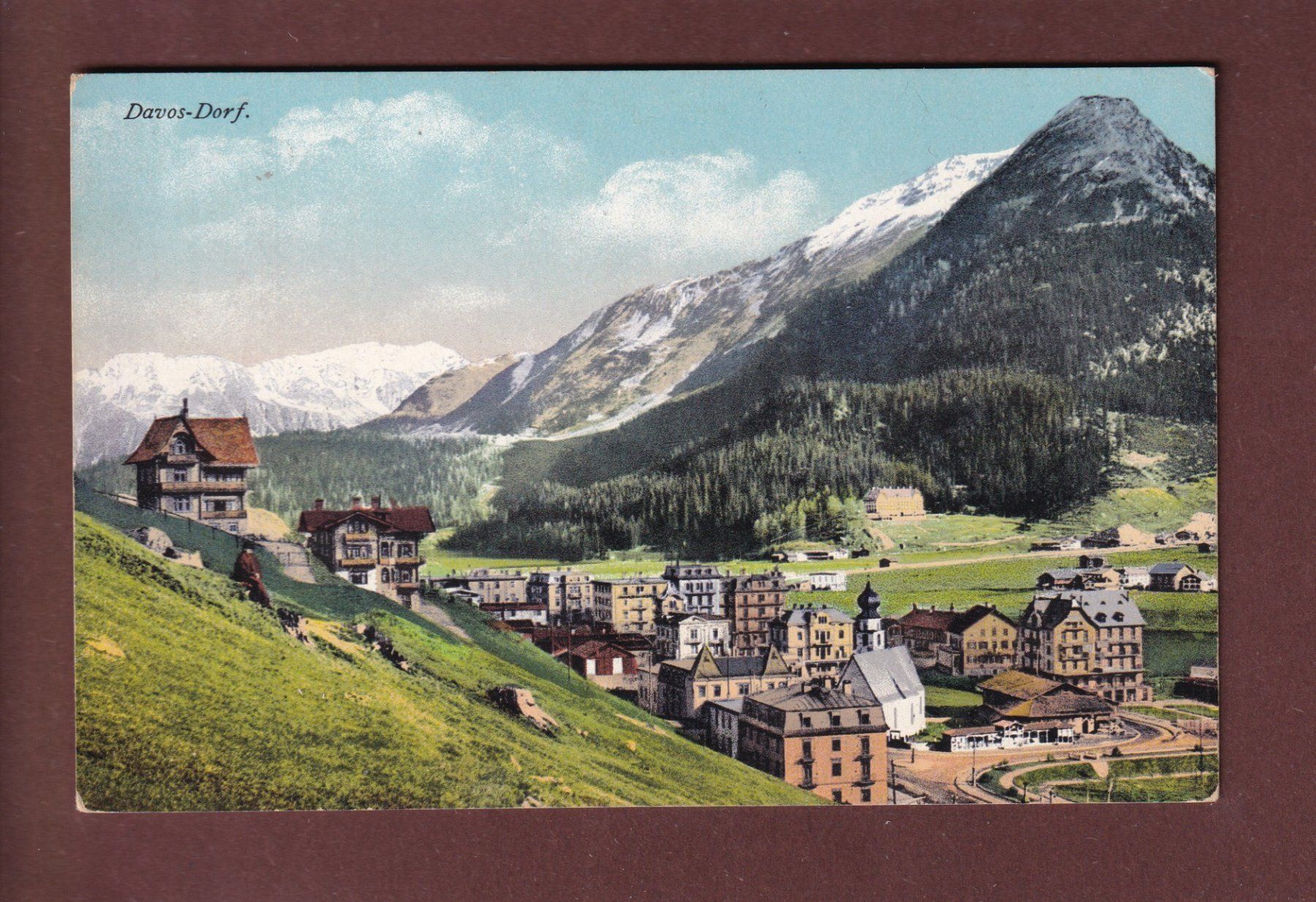 Ansichtskarten: DAVOS-DORF – Gebraucht aus Pully von nicecards