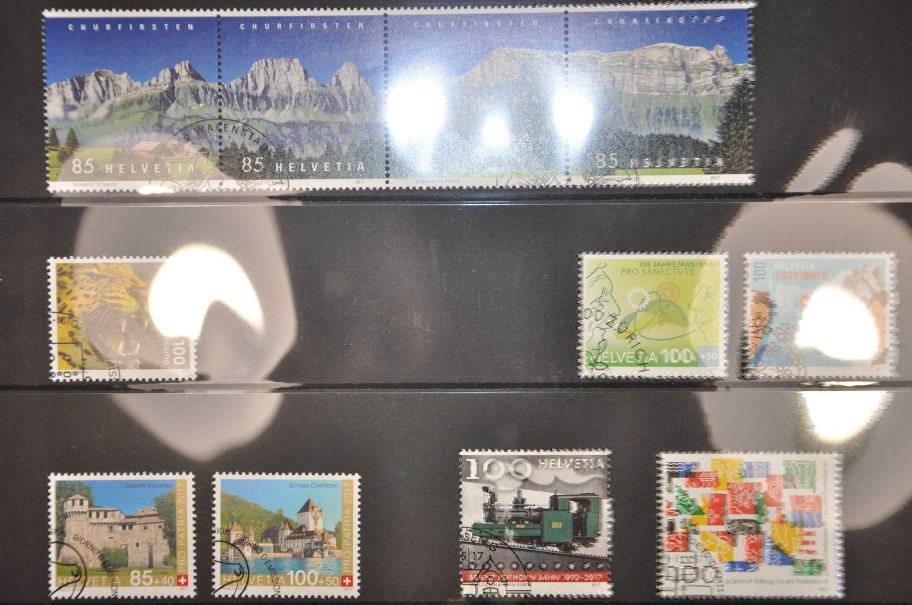 Alle Briefmarken: 2017 Teiljahresserie gestempelt – Gebraucht aus Wolfhalden von Zinauktion 1