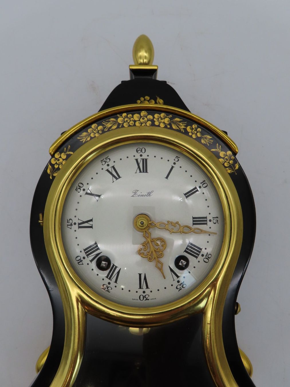 Zenith Orologi da terra & Orologi da parete: Zenith Pendeluhr Schwarz Gold – Usato da Reinach BL venduto da WBZ-Flohmarkt 1