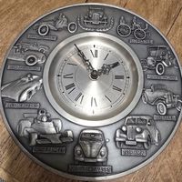 Seltene Zinn-Uhr-Max Hediger Zürich-Atomobilgeschichte