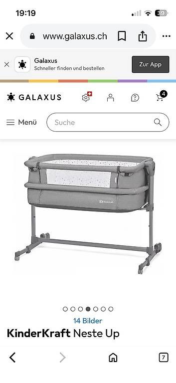 Kinderkraft Lits: Beistellbett Kinderkraft – D'occasion à Stüsslingen par MiBachmann 3