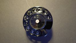 Telefon Wählscheibe komplett / 50/60er Jahre