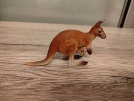 Schleich Kängeru mit Baby Wild Life Zoo Australien