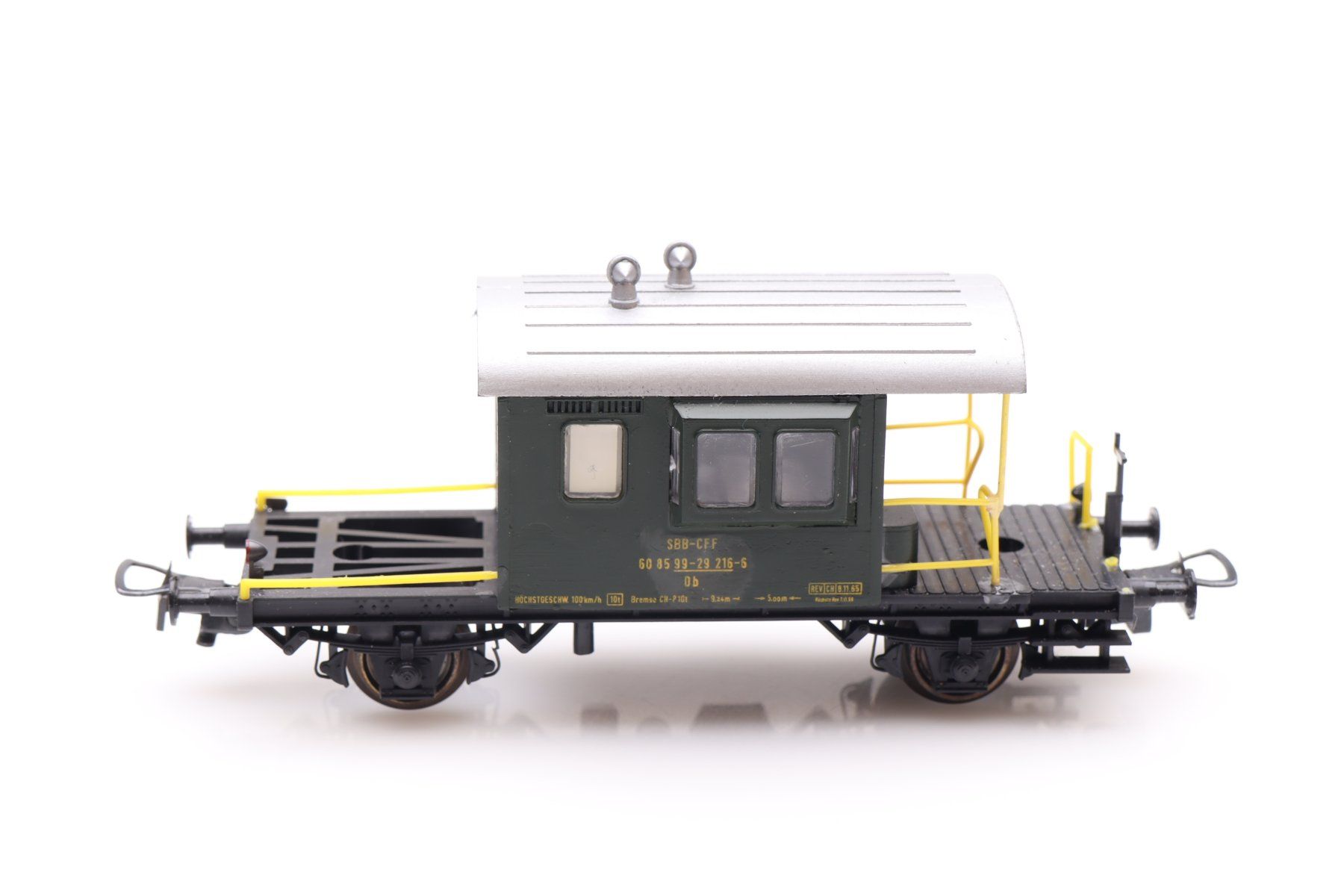 Liliput Modellini di ferrovie: 4x Liliput Güterwagen, H0 – Usato da Ried (Muotathal) venduto da Modellbahn.swiss 3