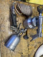 Lackierpistole Set mit Becher gebraucht funktionsfähig