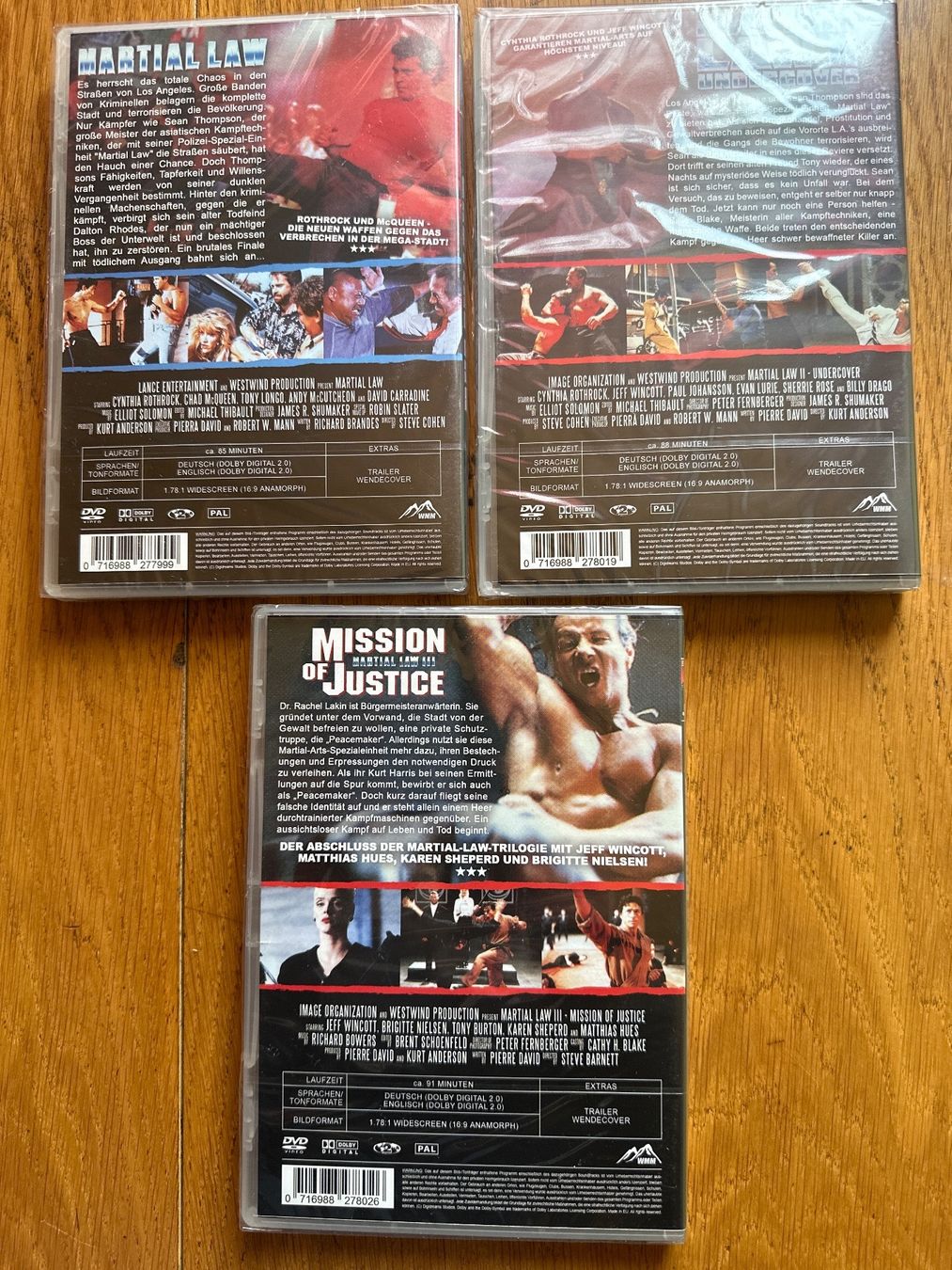 Tutti i DVDs: Martial Law 1-3 dvd ovp – Nuovo e nell'imballaggio originale da Benken ZH venduto da Audi-erich 1
