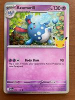 Pokemon Azumarill Holo 30 Jahre (Versand gratis)