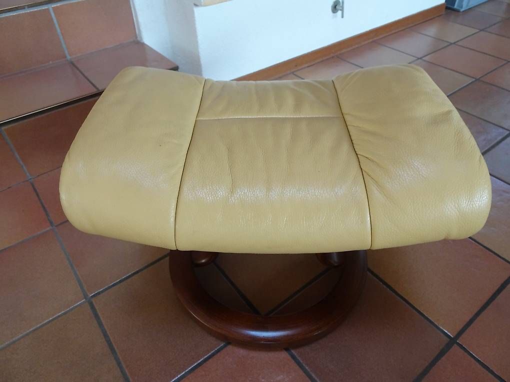 Stressless Sofas: Canapé en cuir SRESSLESS – D'occasion à Coffrane par Skukuza 2