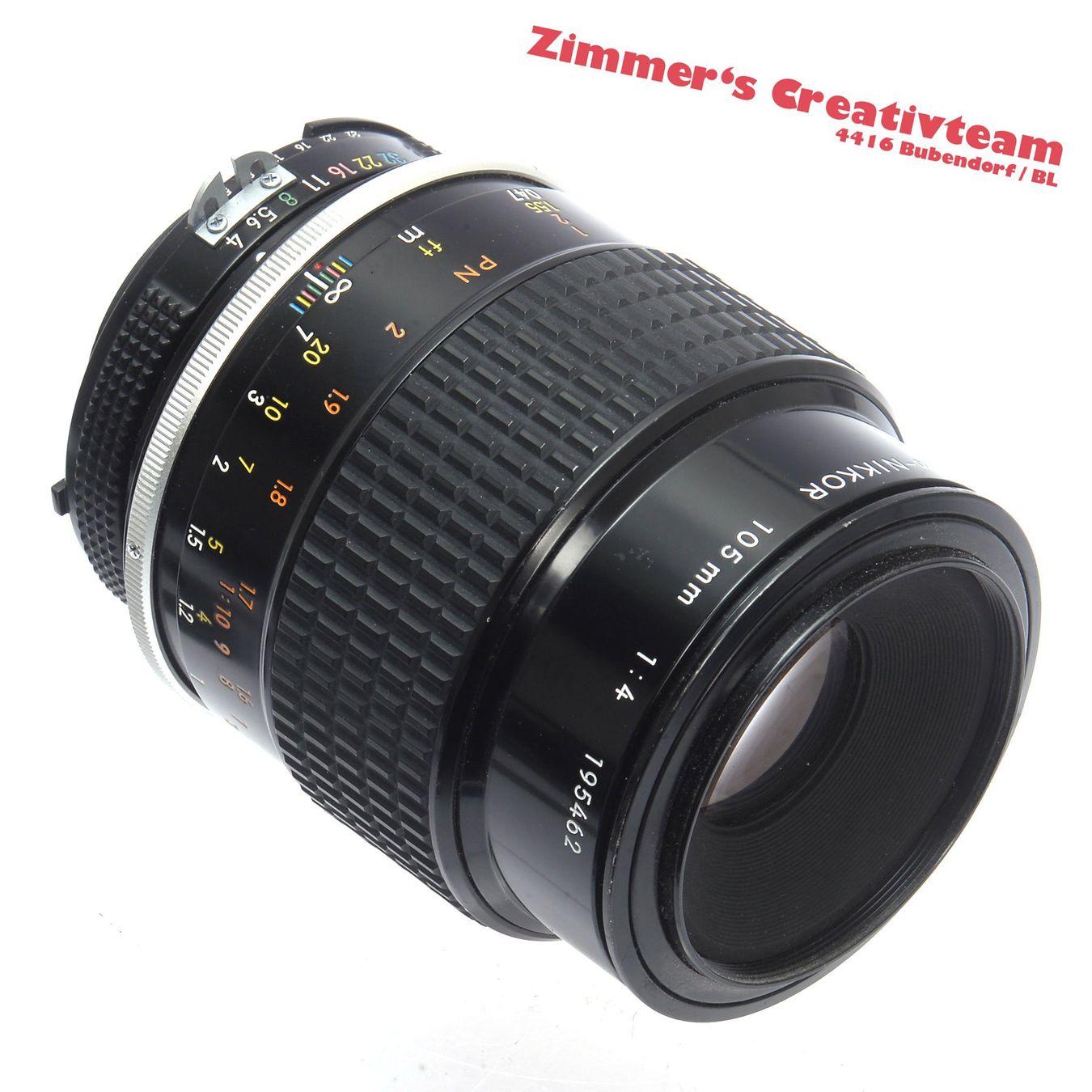 Nikon Obiettivi: Micro-Nikkor 105mm 4.0 AI, Nikon manuell – Usato da Bubendorf venduto da zimmers_creativteam