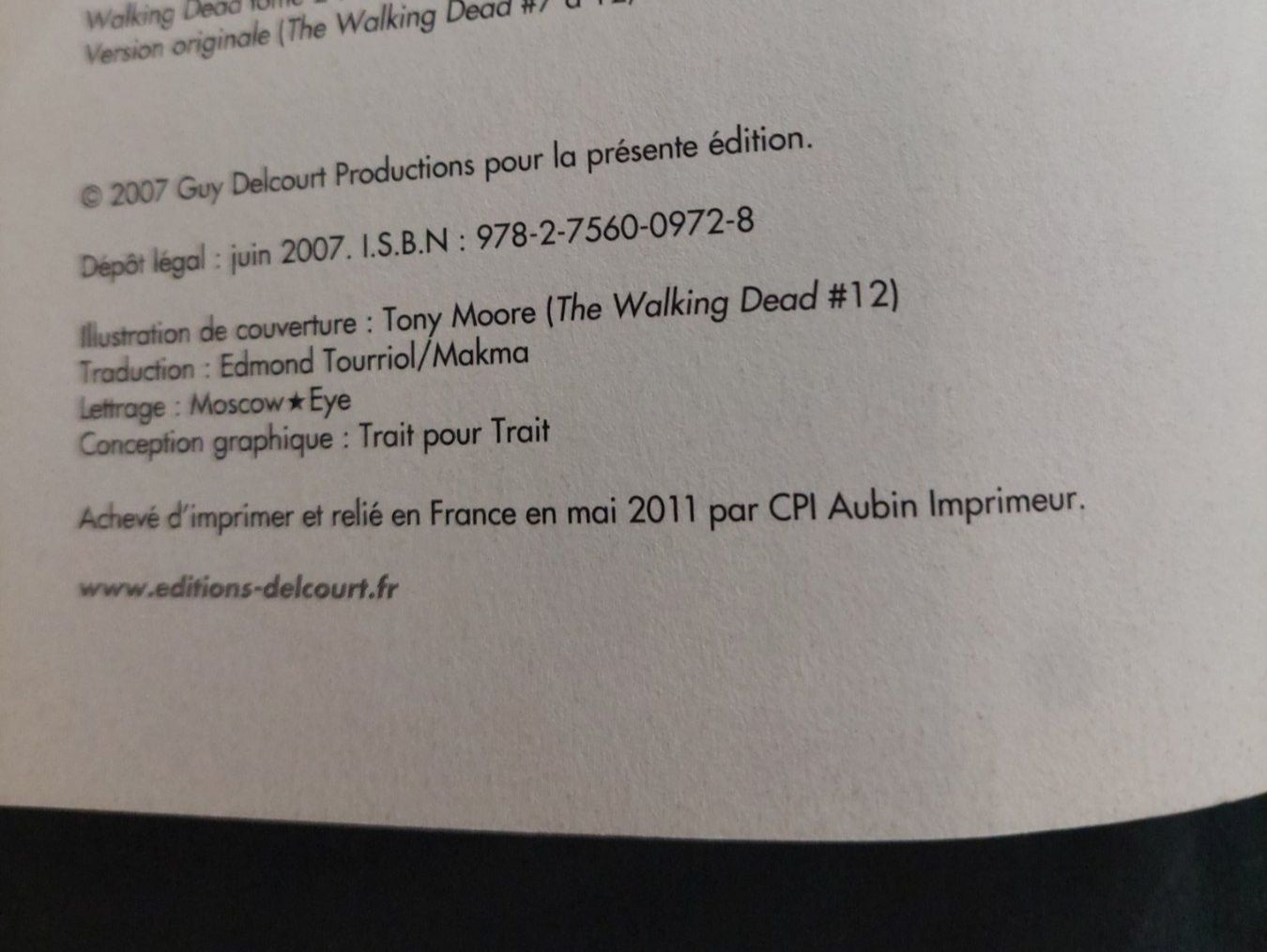 Fumetti: Walking Dead T.2 Ed. 2011 Neuf – Nuovo (secondo la descrizione) da Genève venduto da Blu_BD 2