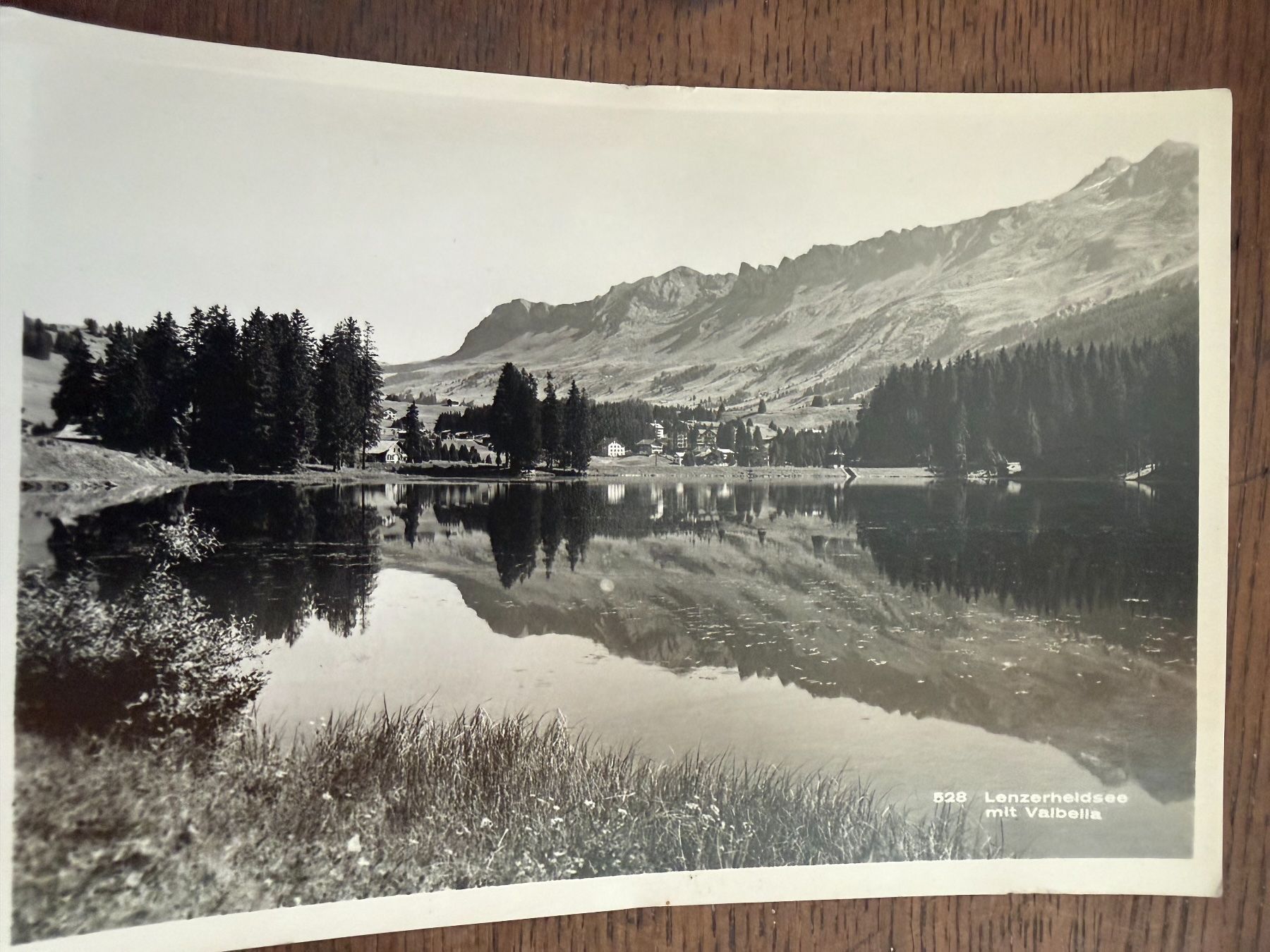 Cartes postales: LENZERHEIDE - See mit Valbella  - Ansichtskarte – D'occasion à Tegerfelden par siebenmacky