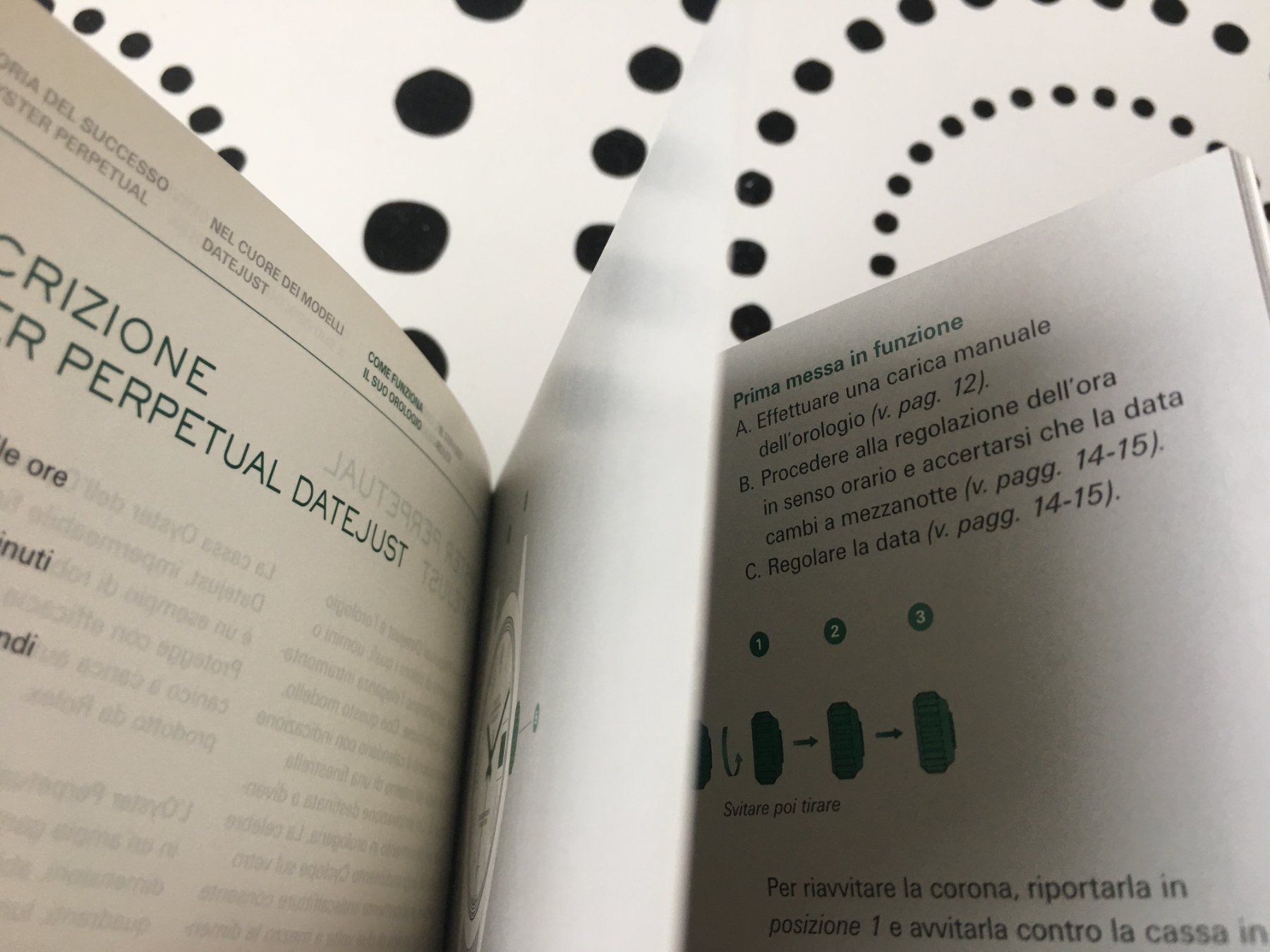 Documenti: ROLEX - DATEJUST AND DATEJUST II - OPERATING INSTRUCTIONS IT – Nuovo (secondo la descrizione) da Epalinges venduto da dream-watch 3