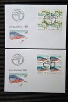 1997 4 FDC Viererblöcke "Tiere III"