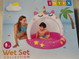 Intex Planschbecken Einhorn Wet Set Collection NEU