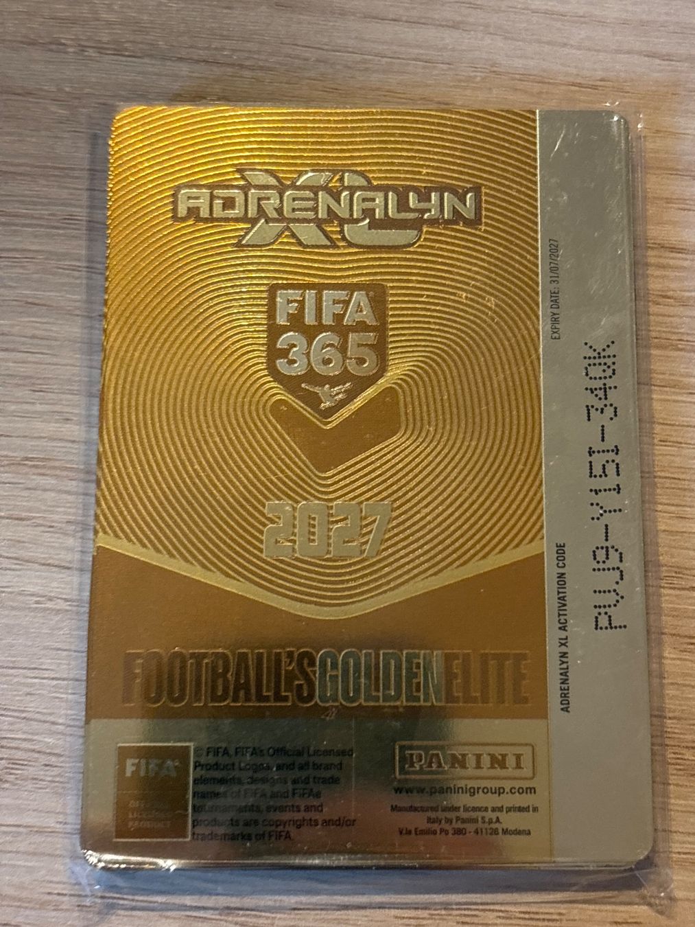 Panini FIFA 365 Adrenalyn XL 2027 Marquinhos Golden Baller (Neu (gemäss ...