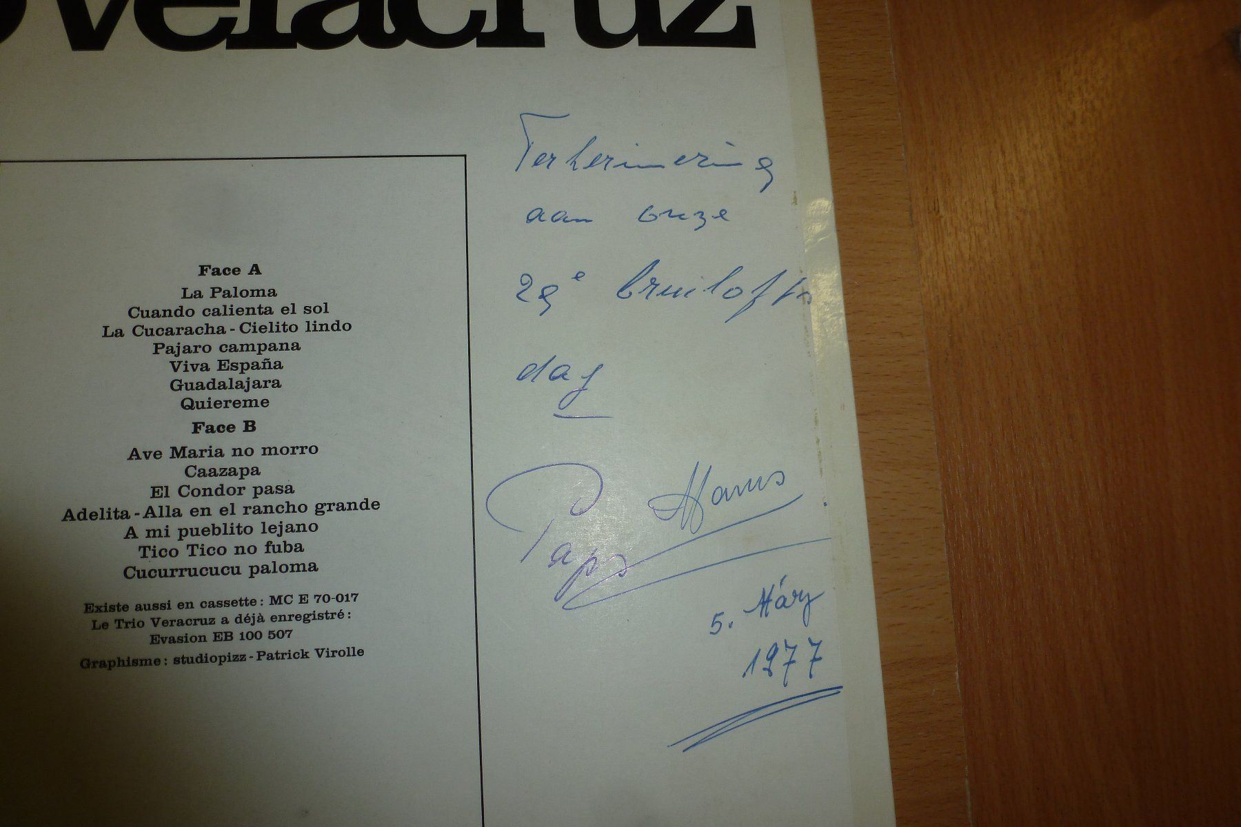 Dischi in vinile: Trio Veracruz Vintage Schallplatten – Usato da Emmen venduto da newdeal1970 5