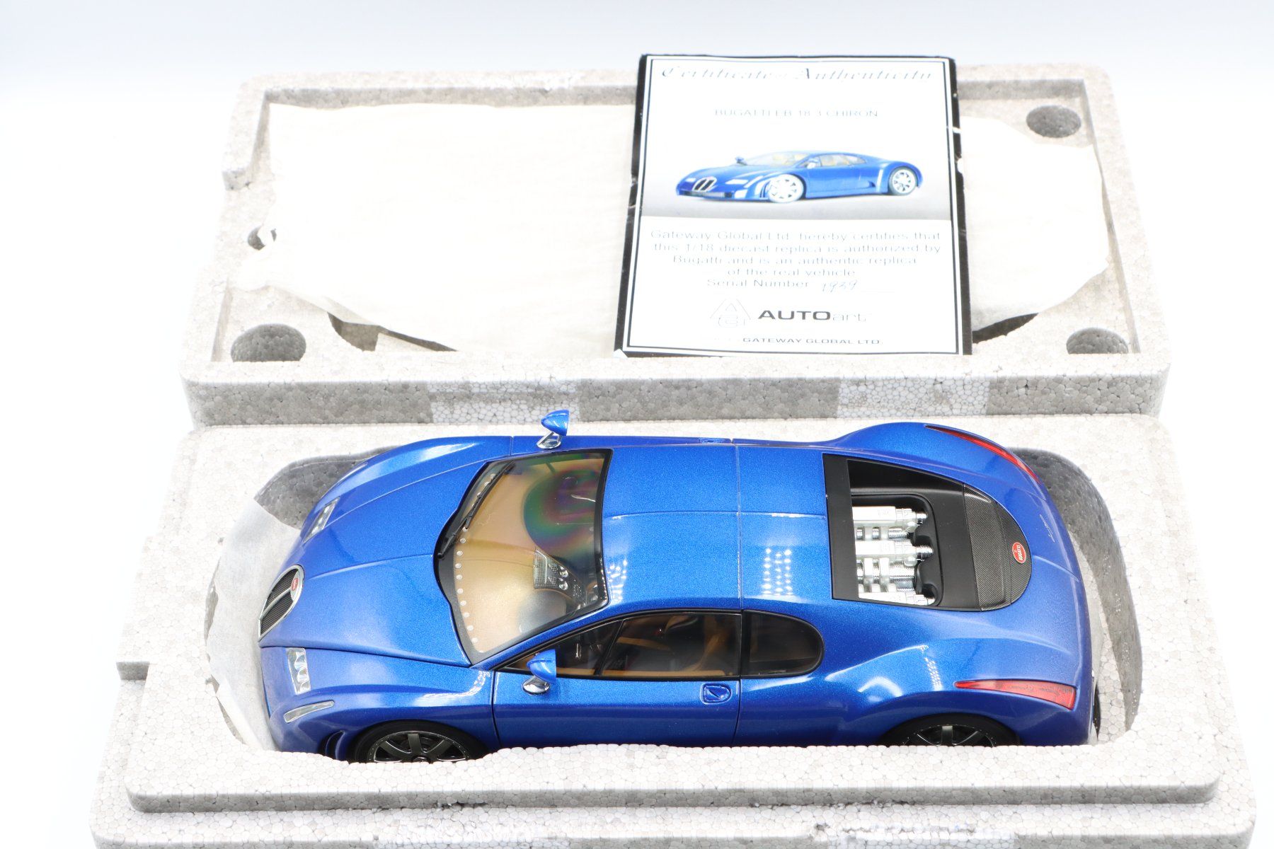 Bugatti Modellautos: Bugatti EB 18.3 Chiron 1999 1:18 AutoArt – Neu und originalverpackt aus Bühl b.Aarberg von modelldiecast 3