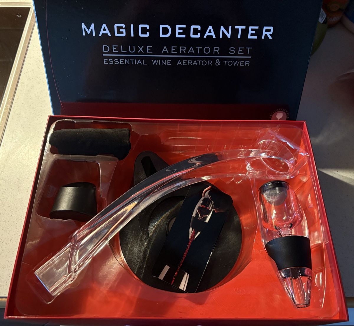 Caraffe: Magic Wine Decanter Neu & OVP – Nuovo e nell'imballaggio originale da Stäfa venduto da Louder85