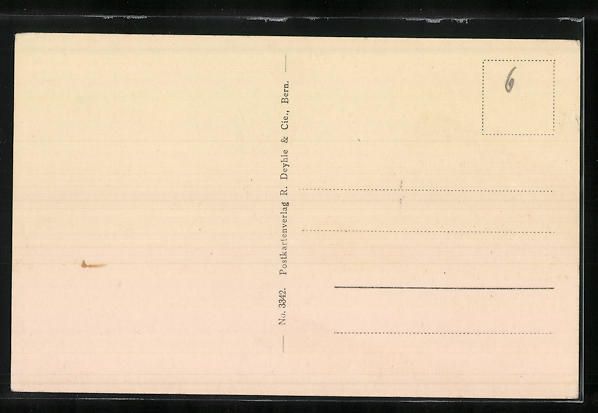 Cartoline postali: Gsteig b. Interlaken, Teilansicht mit L – Usato da Berlin venduto da bartko-reher 1