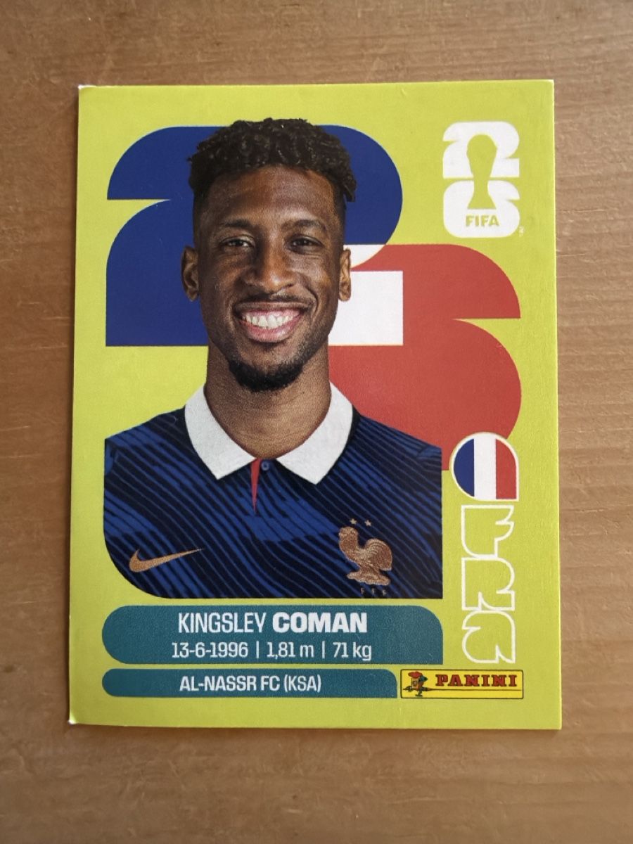 Panini Carte collezionabili: Panini Sticker World Cup 2026 - KINGSLEY COMAN – Nuovo (secondo la descrizione) da Hombrechtikon venduto da sg8667