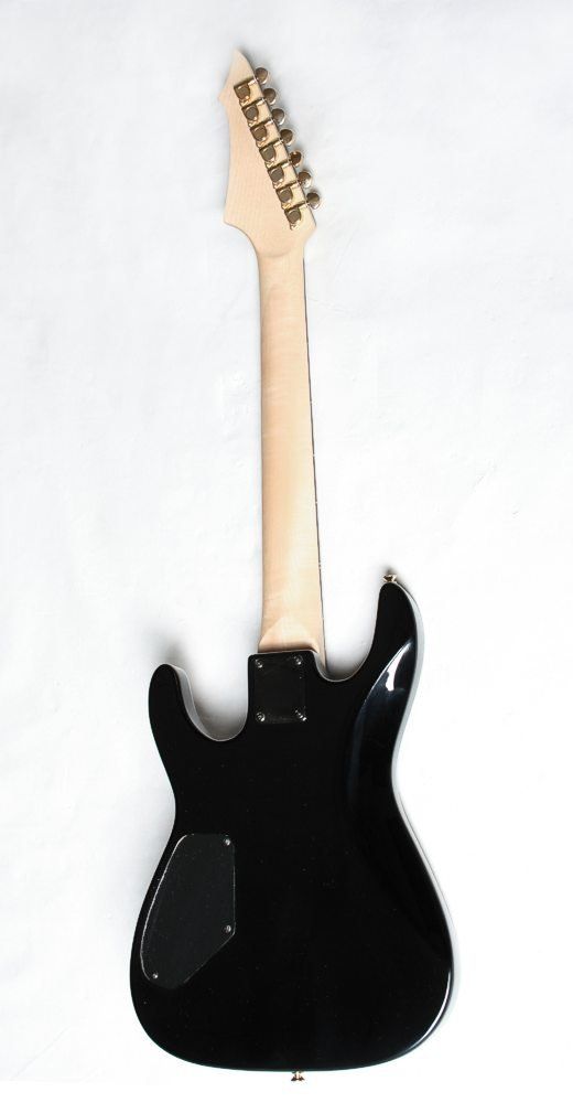 Musikinstrumente: 7 Saiter Heavy St-rat E-Gitarre, Humbucker, solid Black – Neu und originalverpackt aus Lostallo von Guddah78 2
