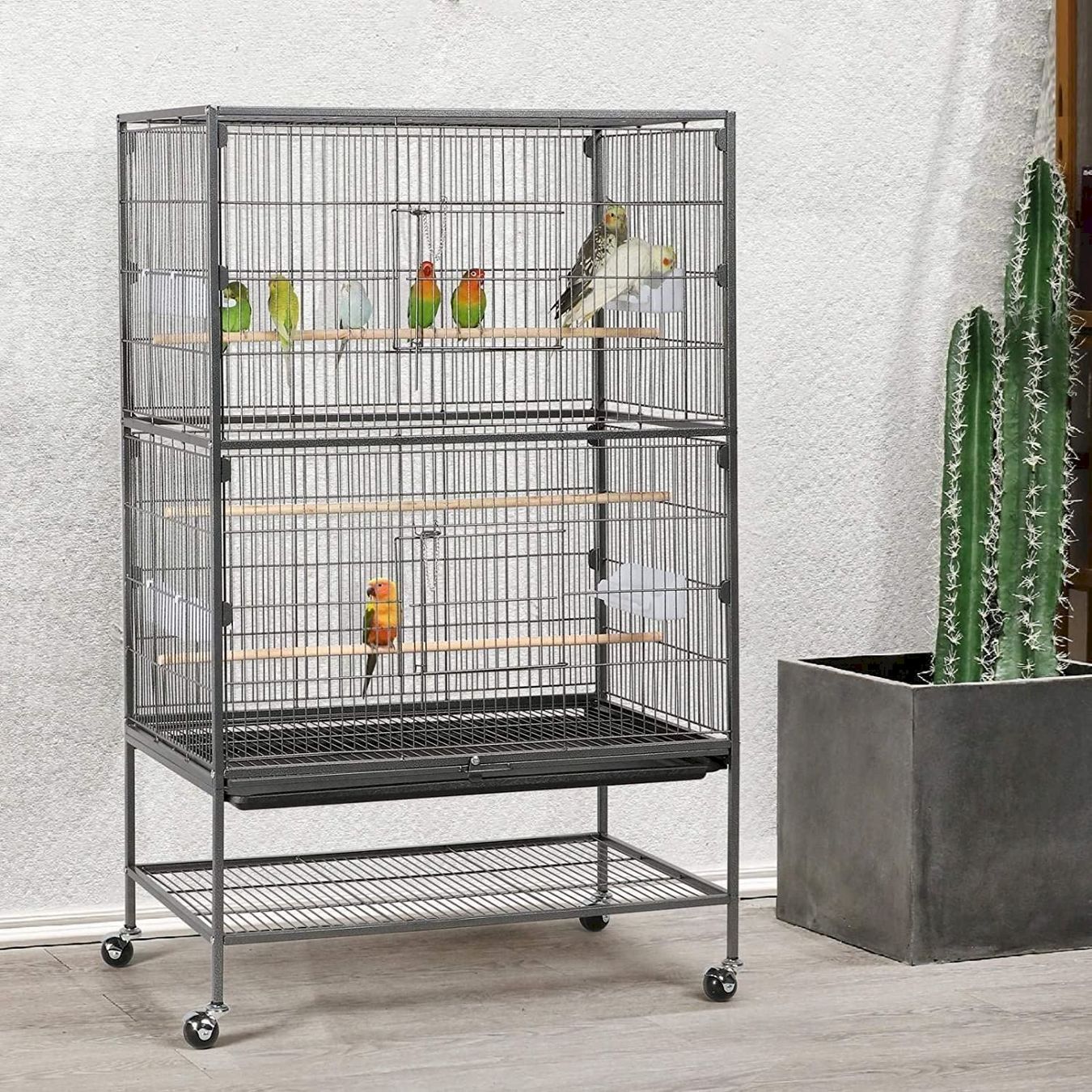 Käfige, Transport & Sicherheit: Vogelvoliere großer mit Rollen 131cm – Neu und originalverpackt aus Bottighofen von zaap 1
